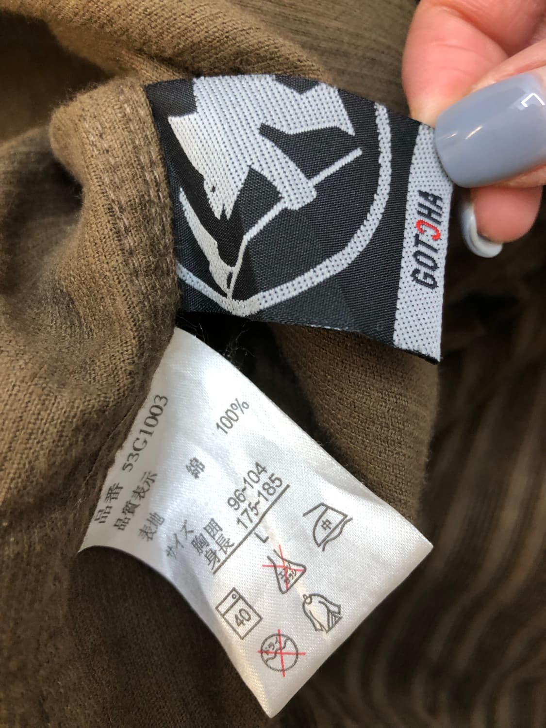 Gotcha 가챠 데님 초코 코듀로이 자켓 상품이미지10