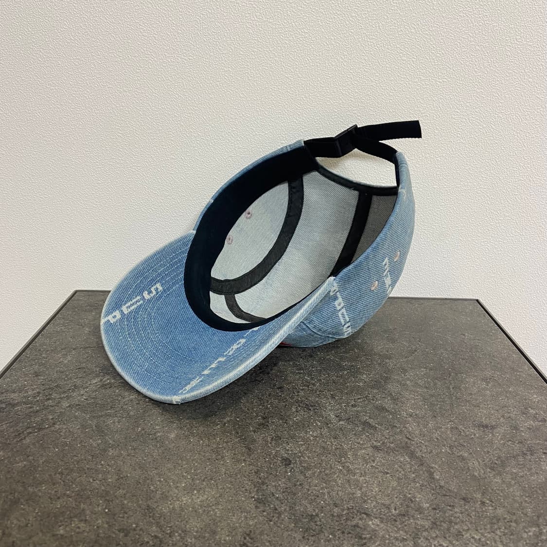 (OS) 슈프림 박스로고 캠프캡 모자 워시드 데님 상품이미지6