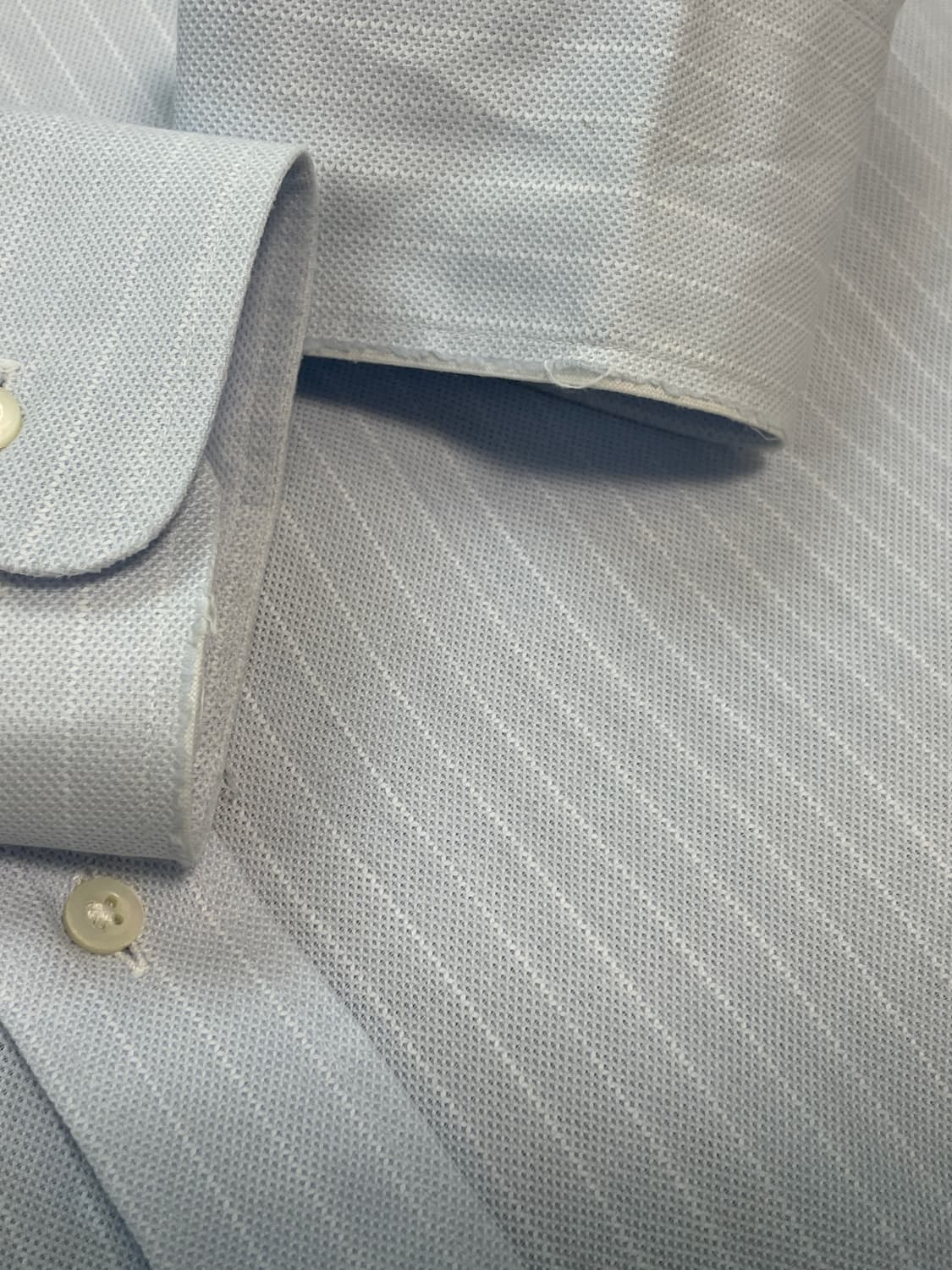 지방시 스카이블루 스트라이프 비즈니스 셔츠  J03647 상품이미지6