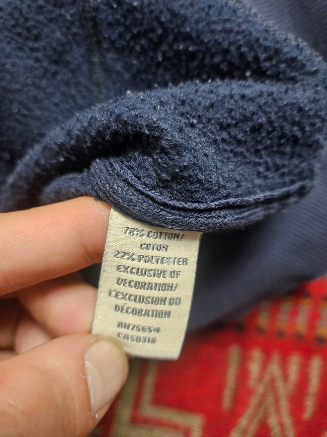 아베크롬비 가공 워싱 집업 점퍼 S 상품이미지9