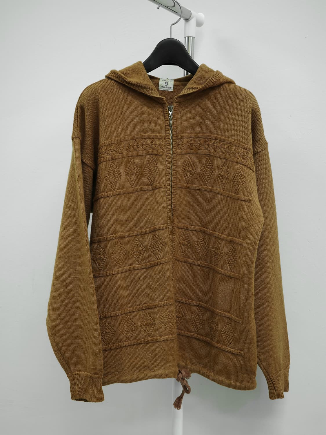 빈티지 브라운 후드집업 상품이미지4