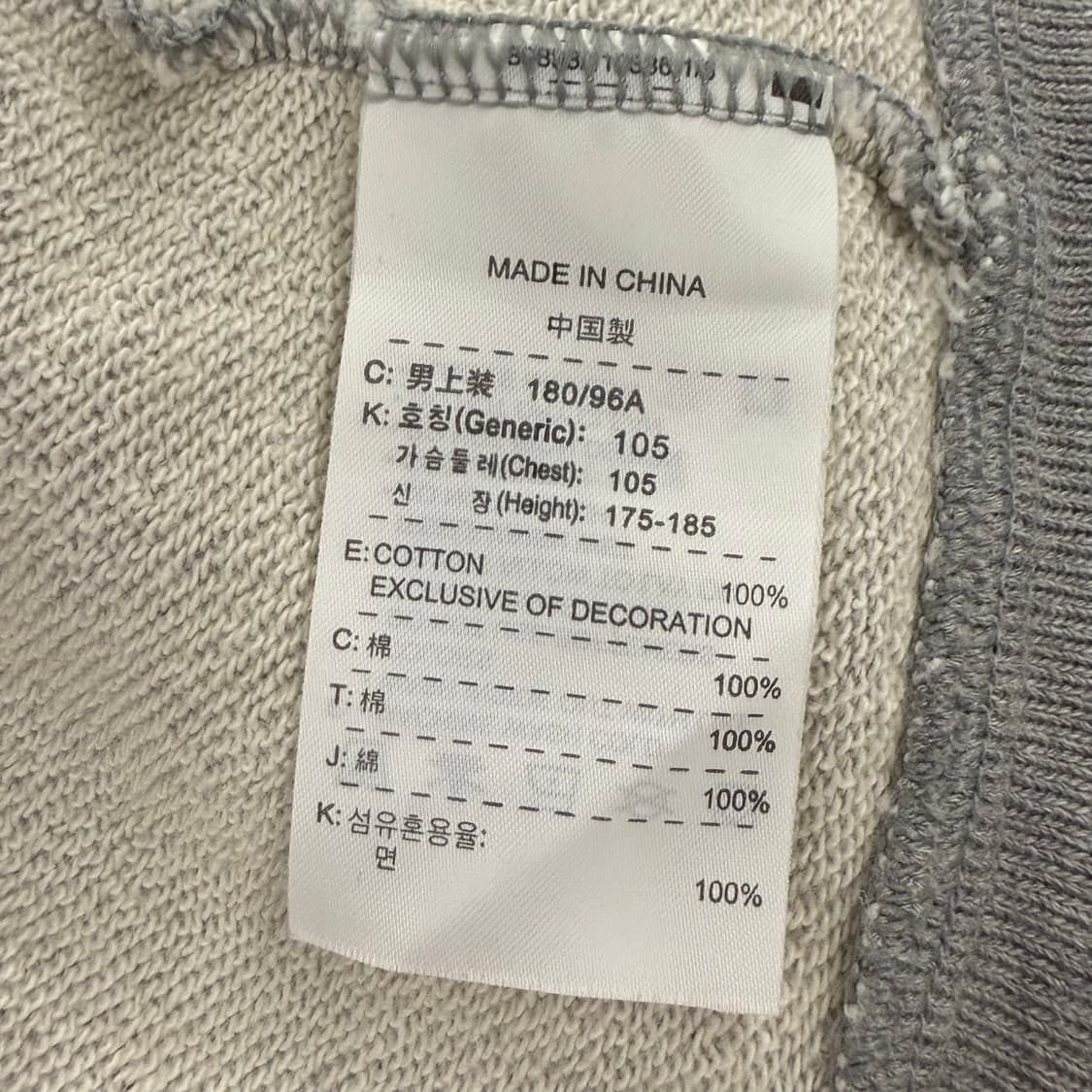 나이키 그레이 오렌지 바시티 집업 점퍼  상품이미지6