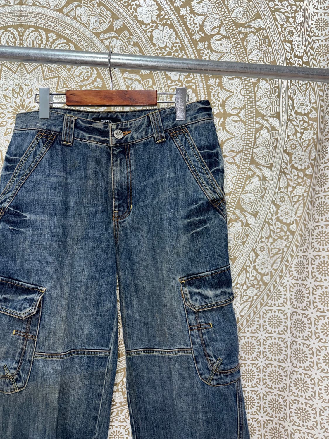 에드윈 빈티지 데님 카고팬츠  상품이미지4