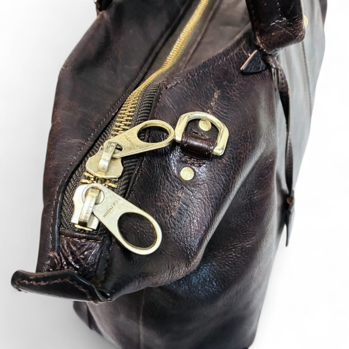 아니아리 앤틱레더 보스톤 토트백 포터 스타일 상품이미지5