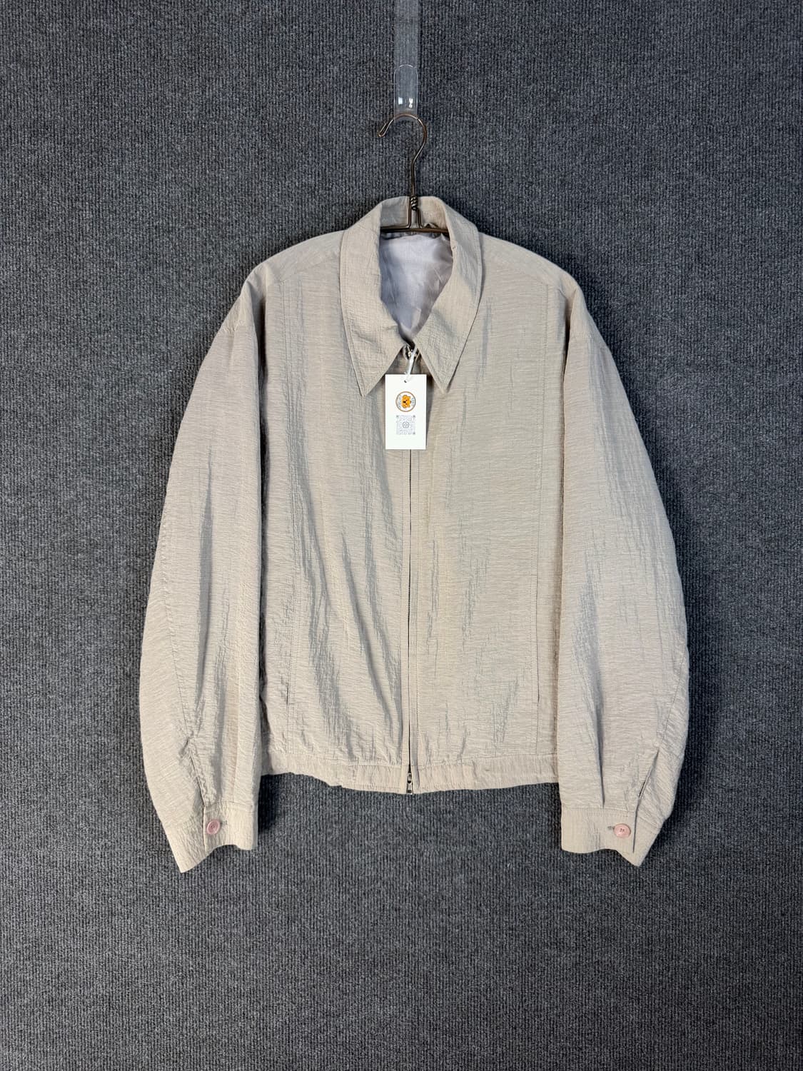 쿠어 크링클 2WAY 블루종자켓 상품이미지1