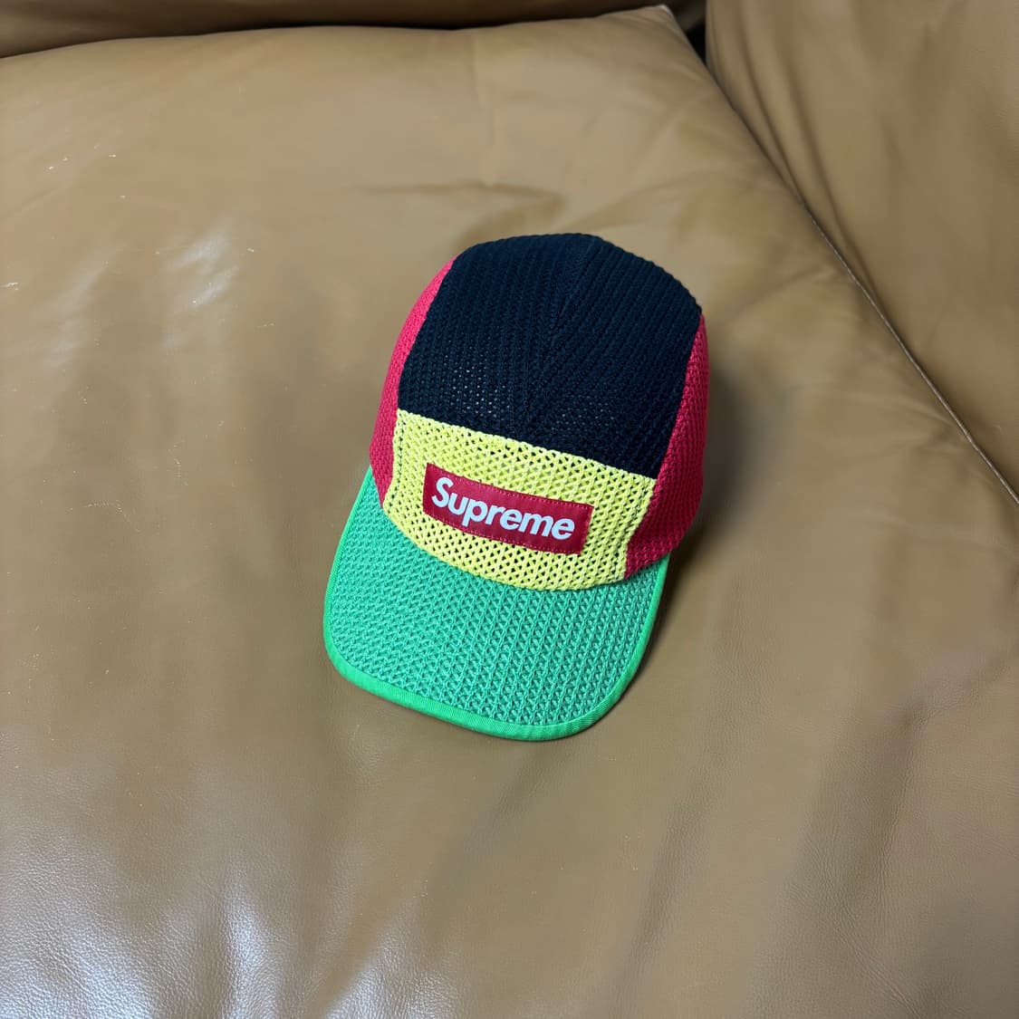슈프림 캠프캡 모자 박스로고 스트링 멀티 컬러 상품이미지1