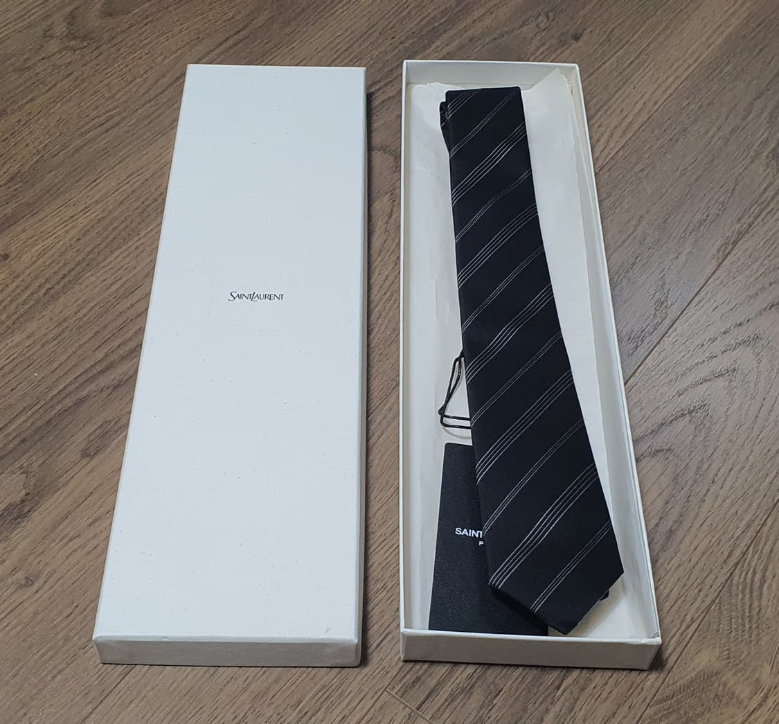 생로랑 24fw 슬림 넥타이 스키니 타이 상품이미지2