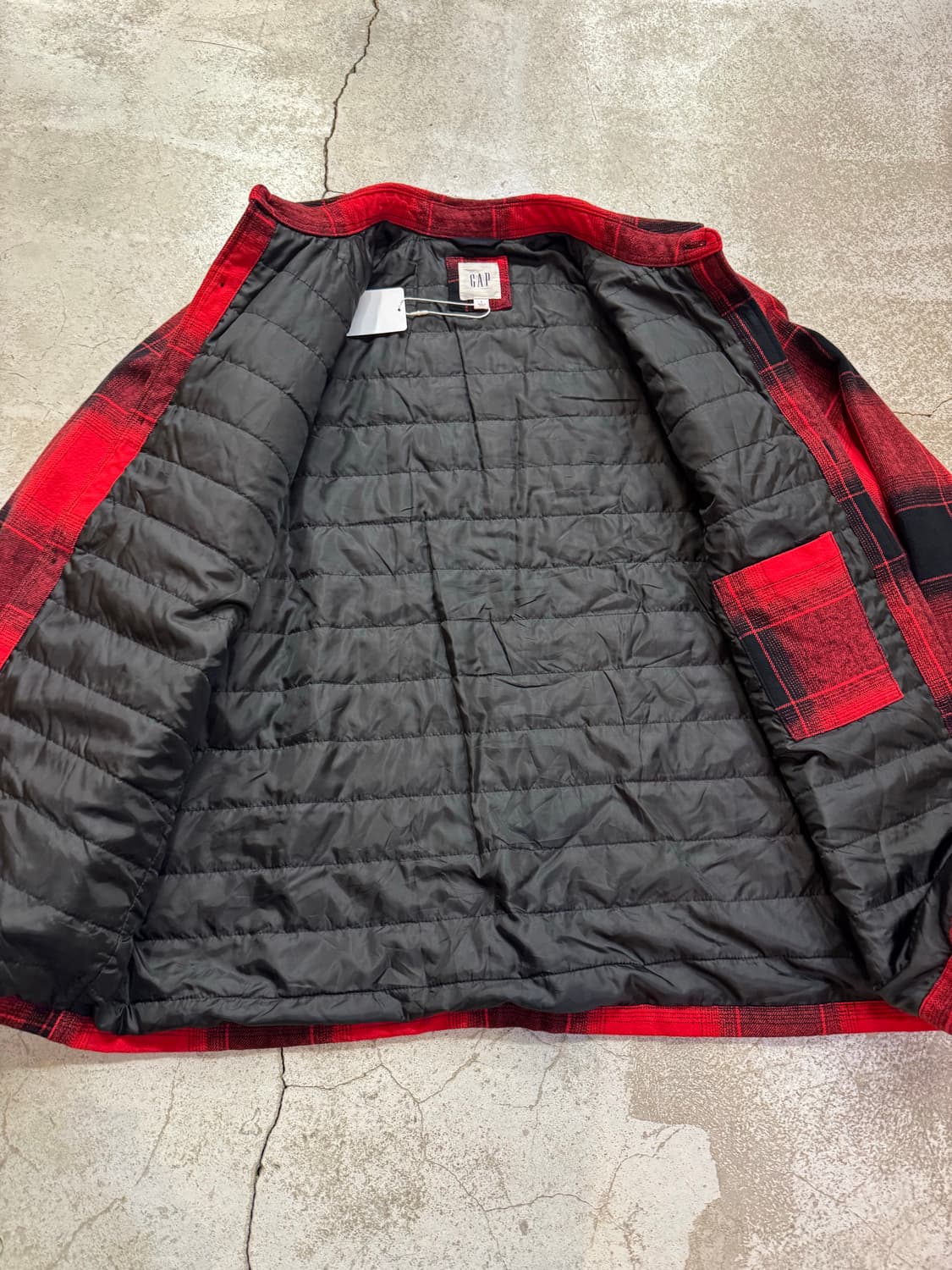갭 누빔 라이닝 플란넬 셔츠자켓 상품이미지5