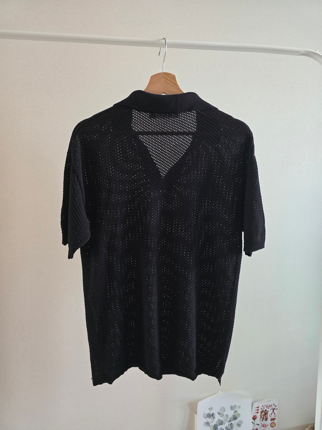 MOUSSY 니트 폴로 탑 F 상품이미지4
