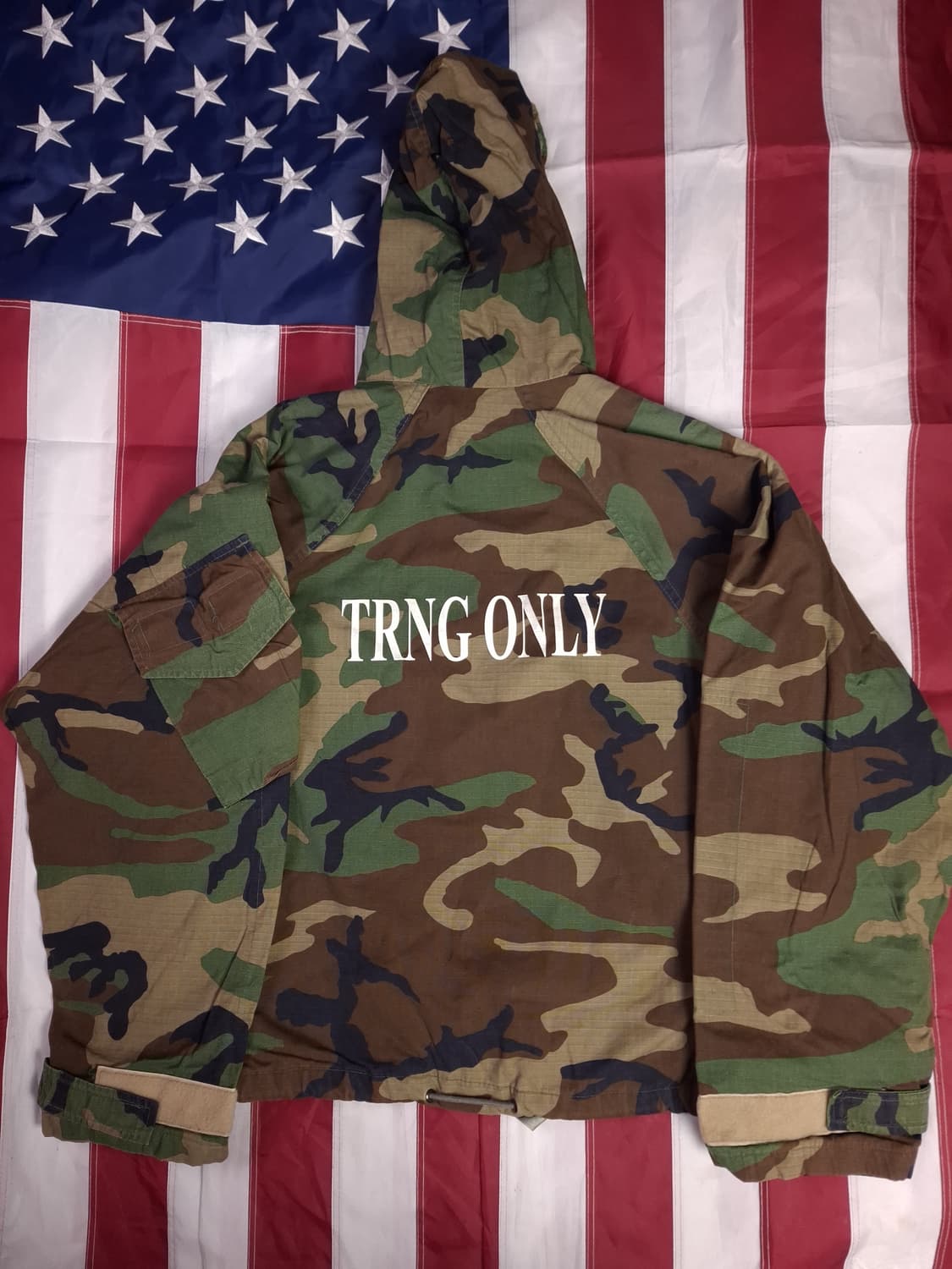 오리지날 미군 우드랜드 캐미칼 화생방복 자켓 상품이미지1