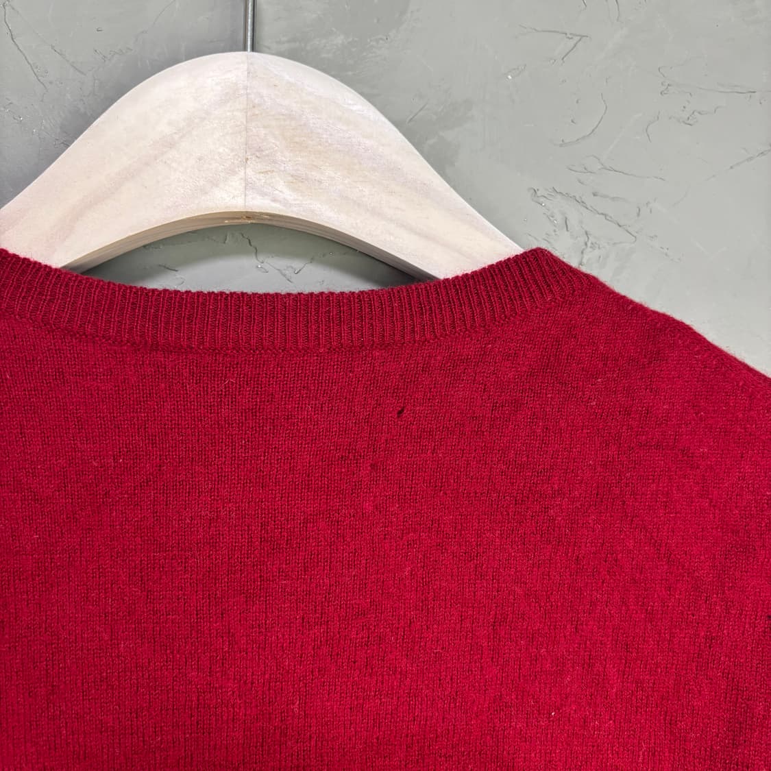 폴로 랄프로렌 메리노 울 니트 빨강 상품이미지4
