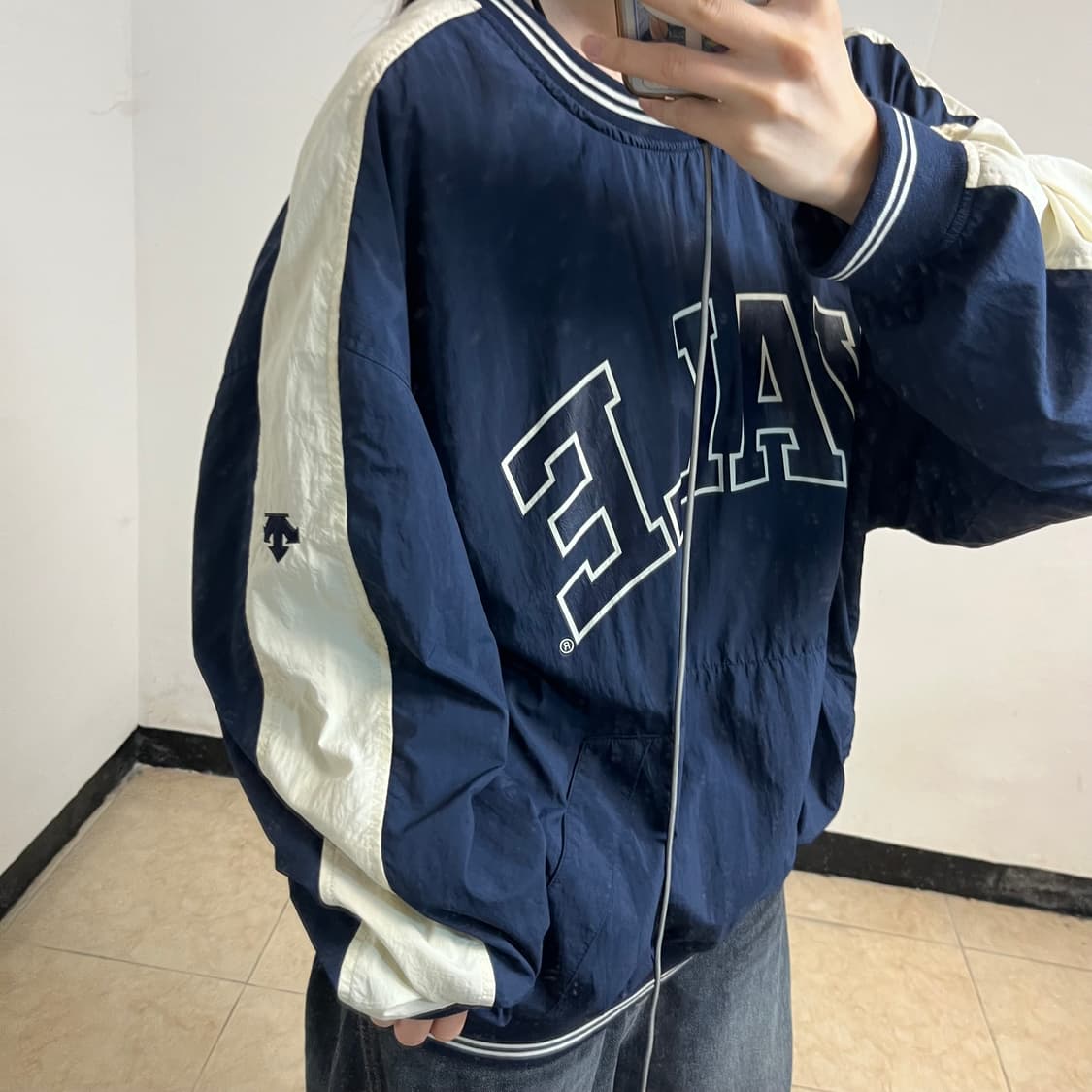 Yale × Descente Navy Warm-Up 상품이미지3