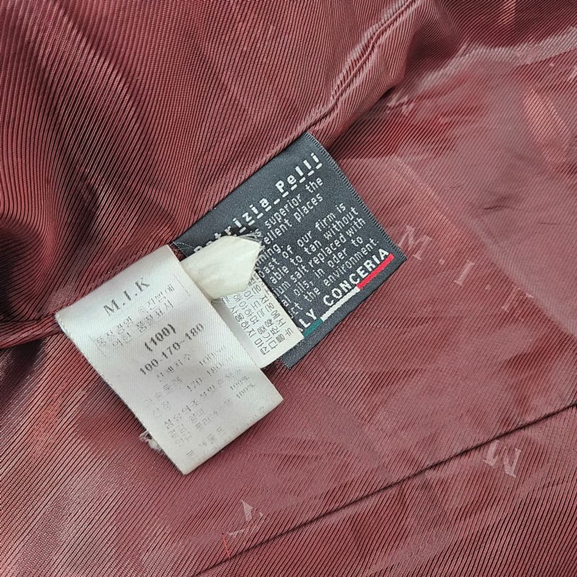 MIK NEWYORK 빈티지 양가죽 블레이저 L 상품이미지7