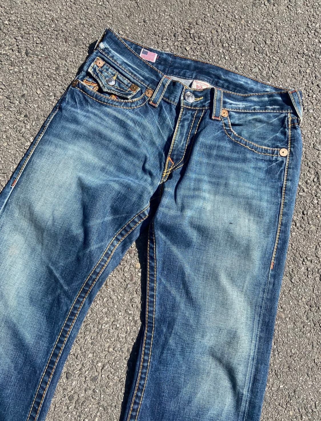 True Religion Rainbow Billy Flaired Jean 상품이미지5