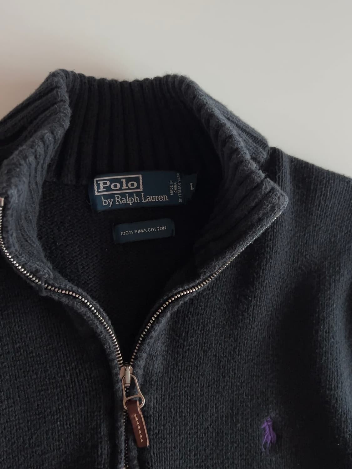 폴로 랄프로렌 쿼터집업 니트 L 상품이미지4