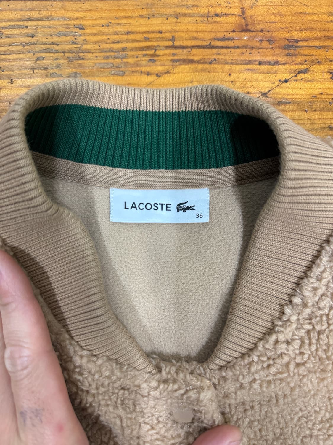 라코스테 보아 점퍼 사이즈S 새상품급 상품이미지2