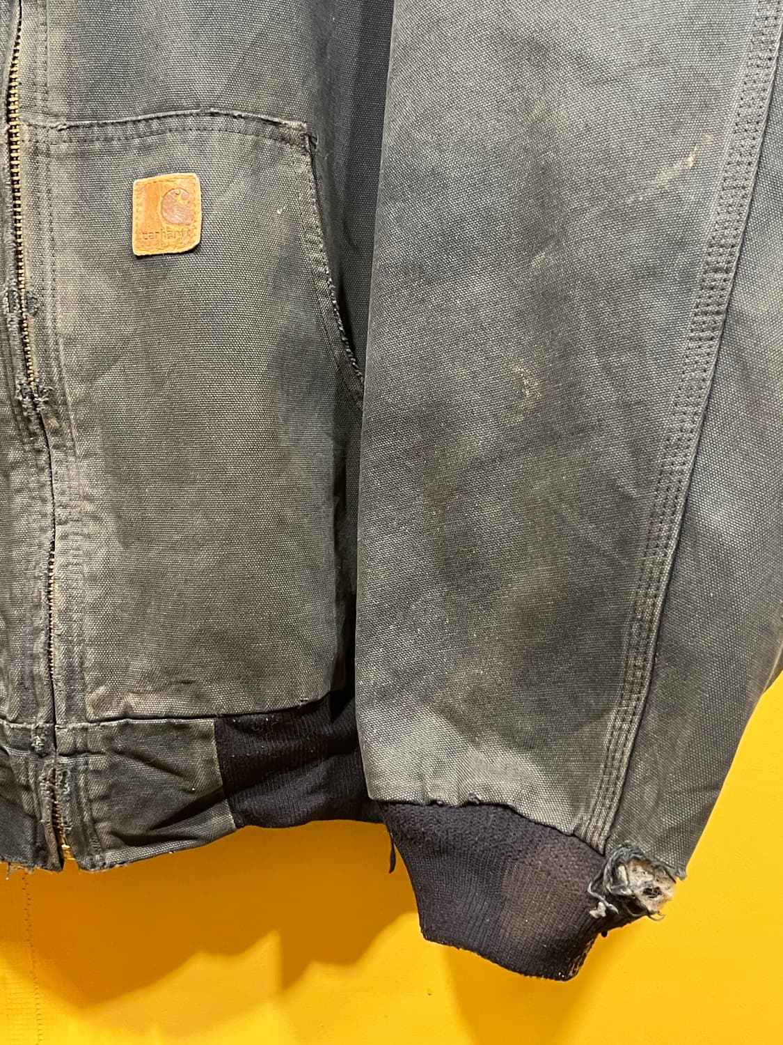00s 칼하트 J280 워시드 덕 액티브 자켓 BLK XL 상품이미지4