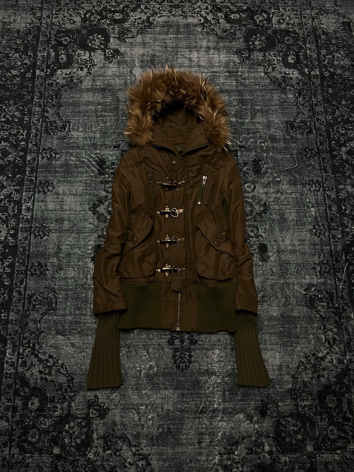 Sly 00s archive trimming fur military ja 상품이미지1