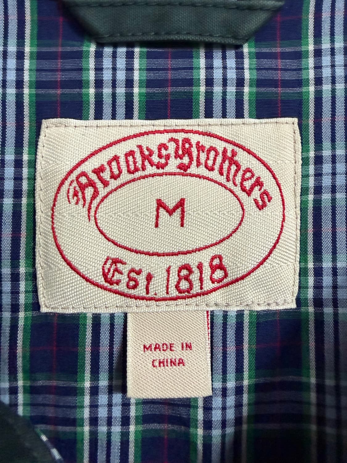 브룩스 브라더스 코튼 해링턴 자켓 상품이미지3