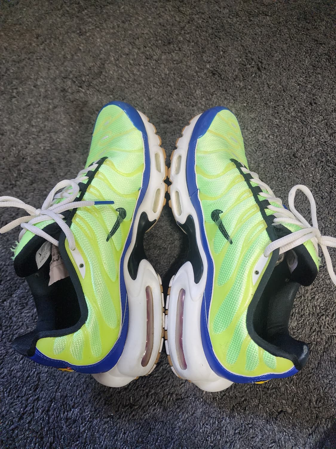 나이키 에어맥스 플러스 고스트그린올드로얄 상품이미지7