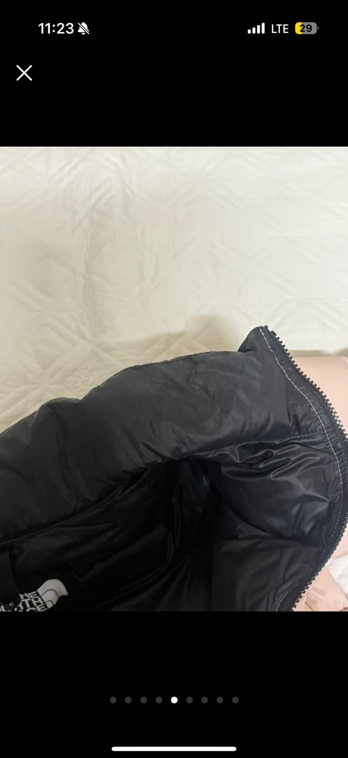 노스페이스 눕시 숏패딩 xs 모스핑크  상품이미지4