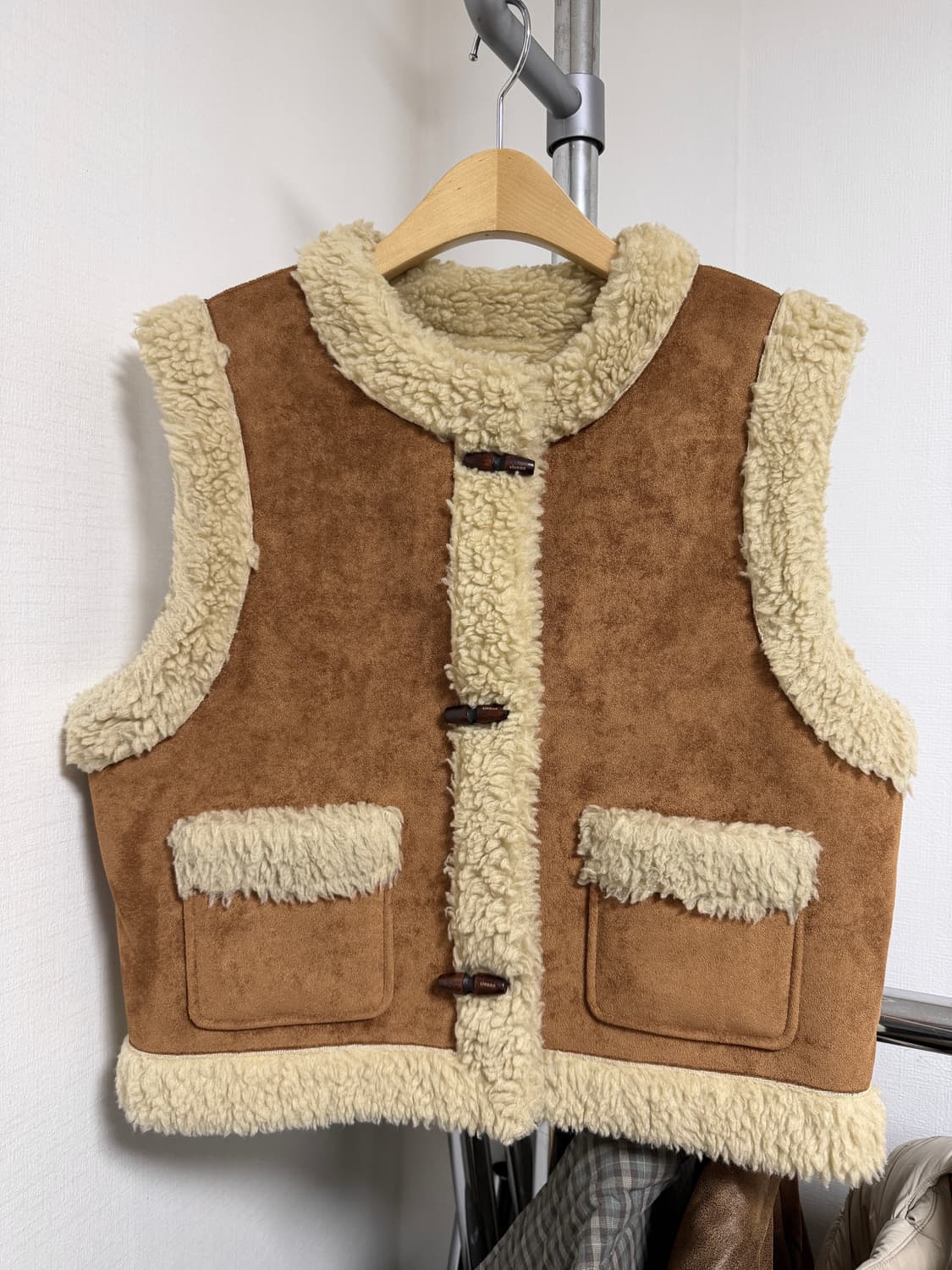 Sienne cambon vest shearing 시엔느 시어링 조끼 상품이미지2