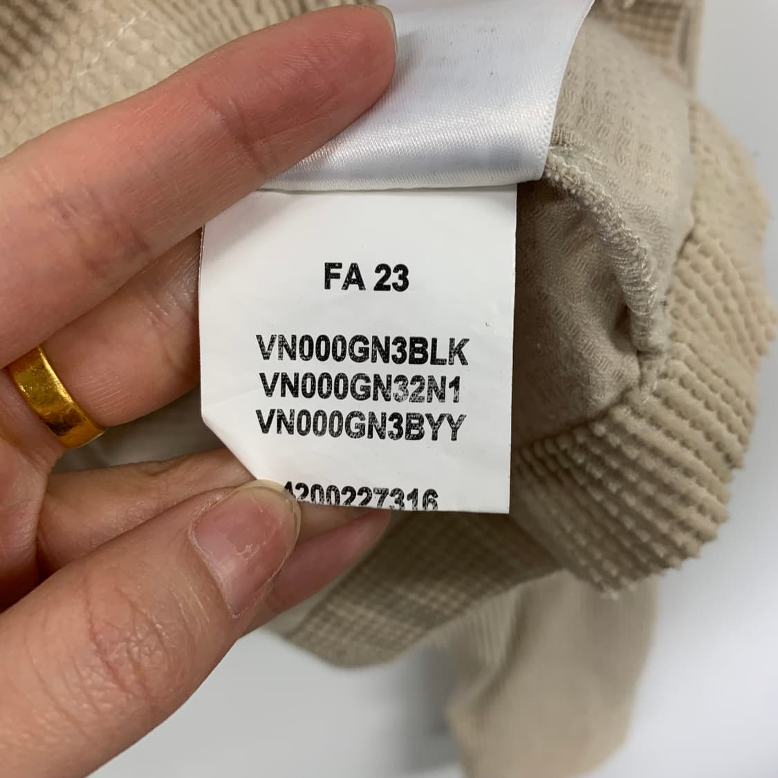 반스 포켓 베이지 코듀로이 셔츠 상품이미지5