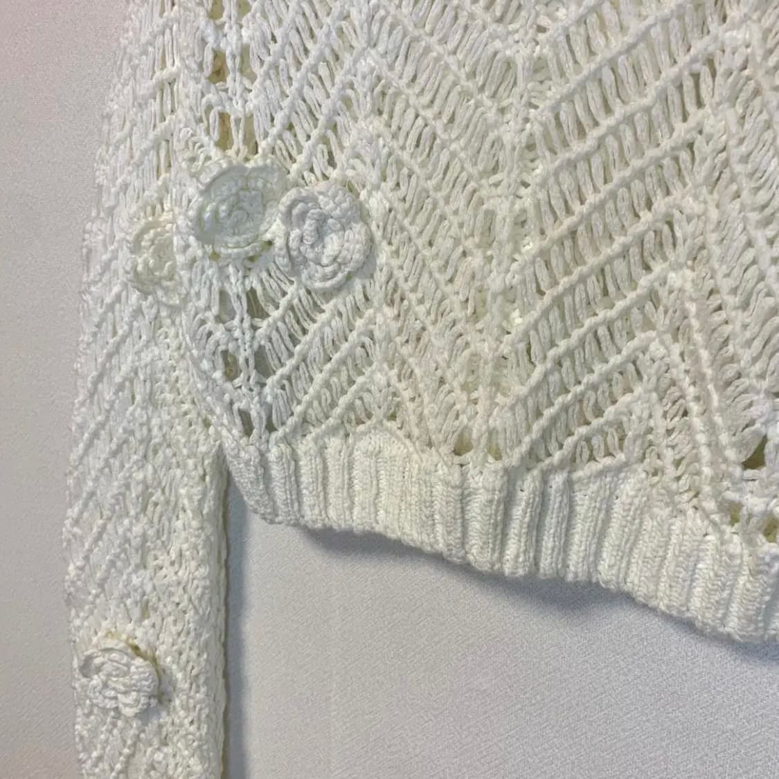 자라 플라워 크로쉐 니트 상품이미지3