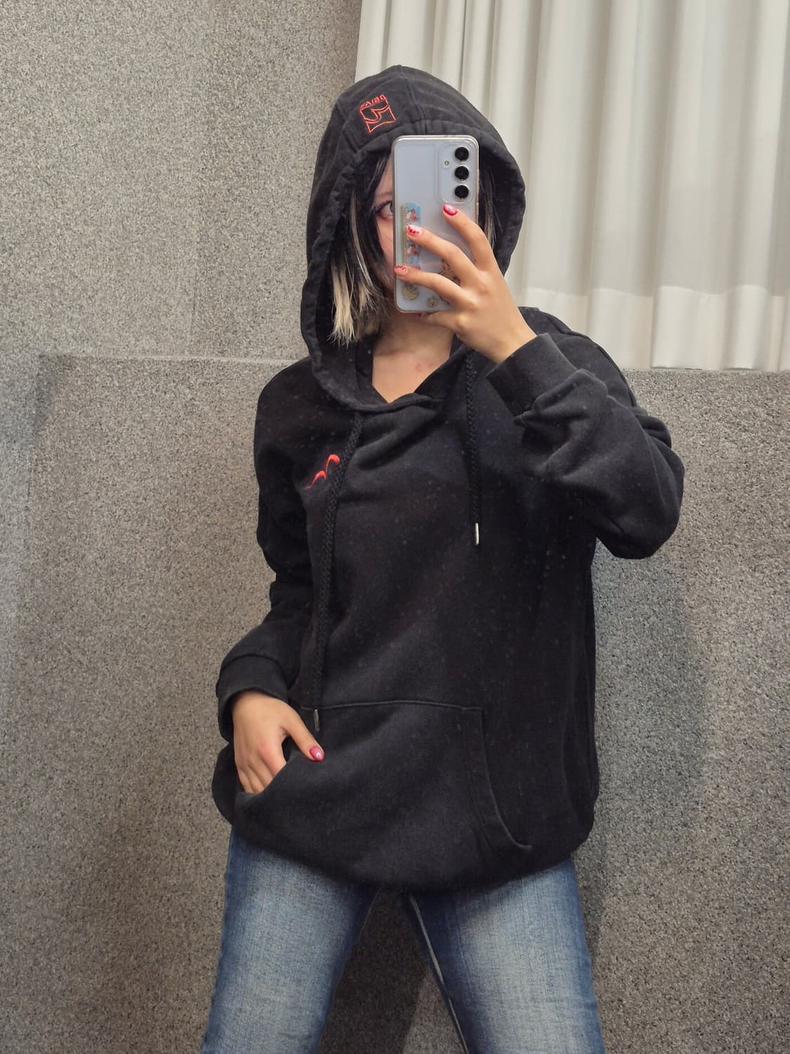 EVISU LETTERING HOODIE 상품이미지2