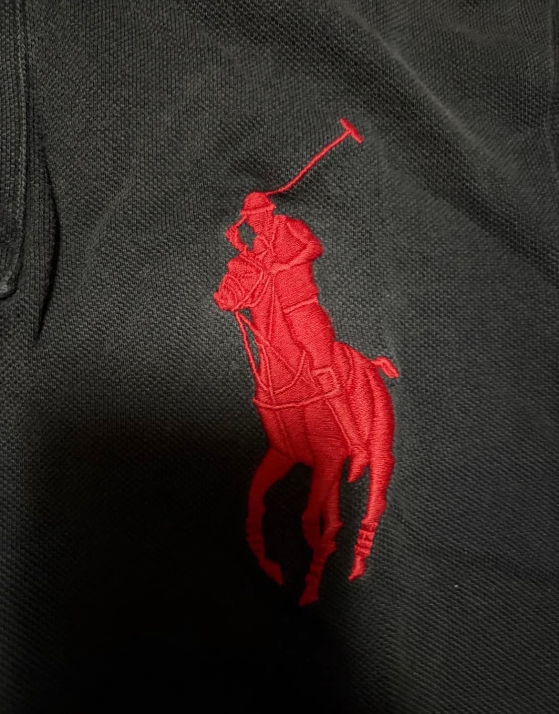 Polo Ralph Lauren 폴로 빅포니 반팔 pk 카라티 검빨 상품이미지3