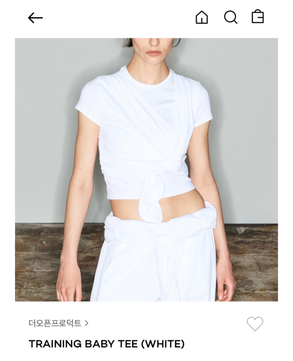 더오픈프로덕트 트레이닝 베이비 티 상품이미지2