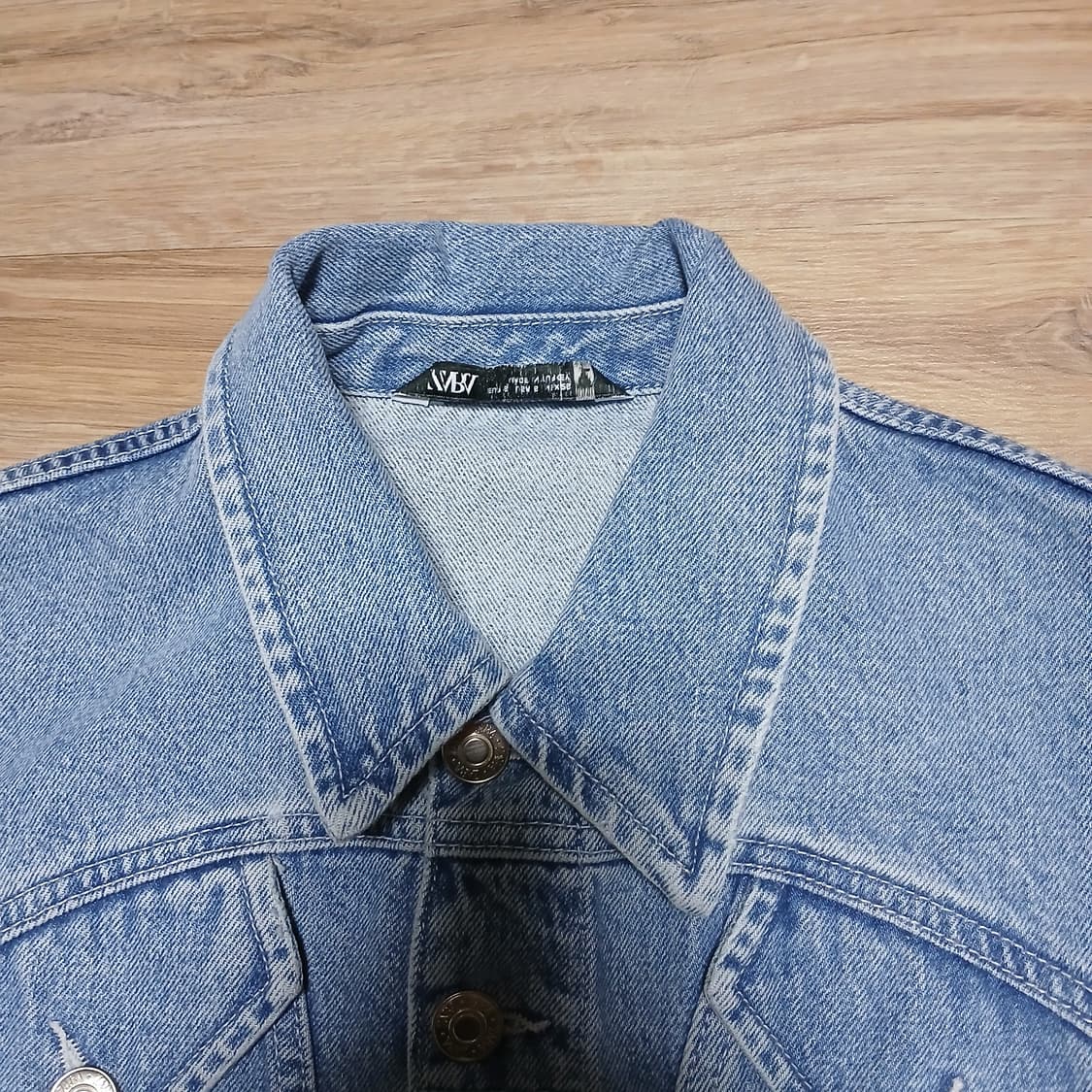 Zara 자라 볼레로 데님 청자켓 상품이미지9