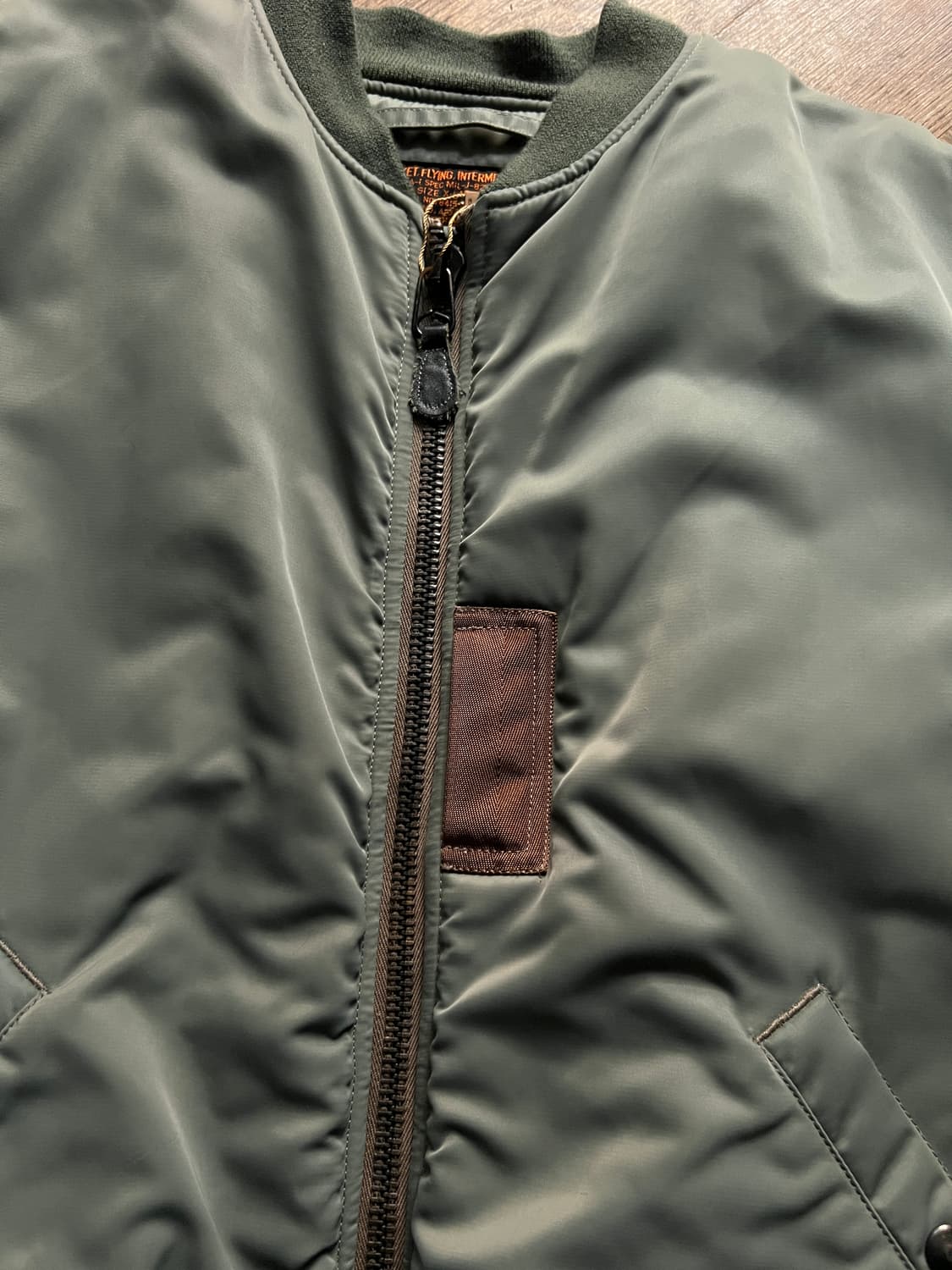 [XL]CAB Clothing 캡클로딩 50's MA-1 울파일 항공점퍼 상품이미지3