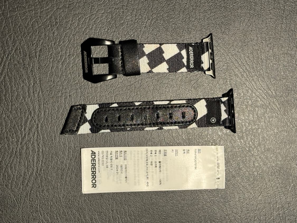 아더에러 Tenit watch strap 블랙 상품이미지1