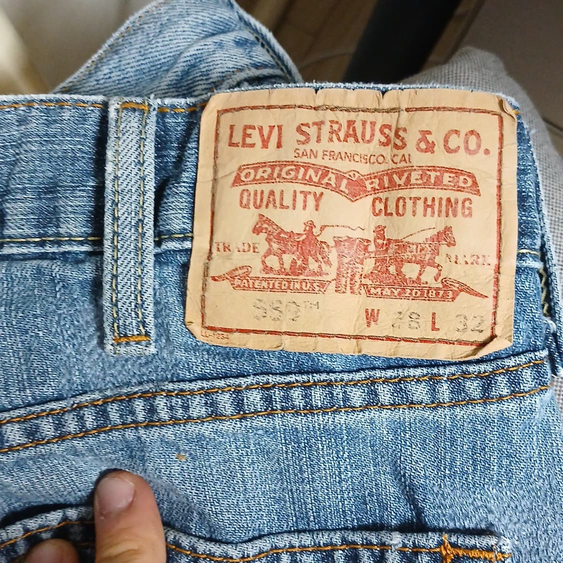 리바이스 559 릴렉스 스트레이트 청바지 38x32 상품이미지7