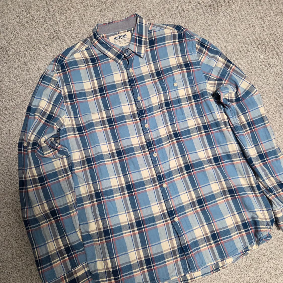 Urban Pipeline 플란넬 체크셔츠 XL(105) 상품이미지2