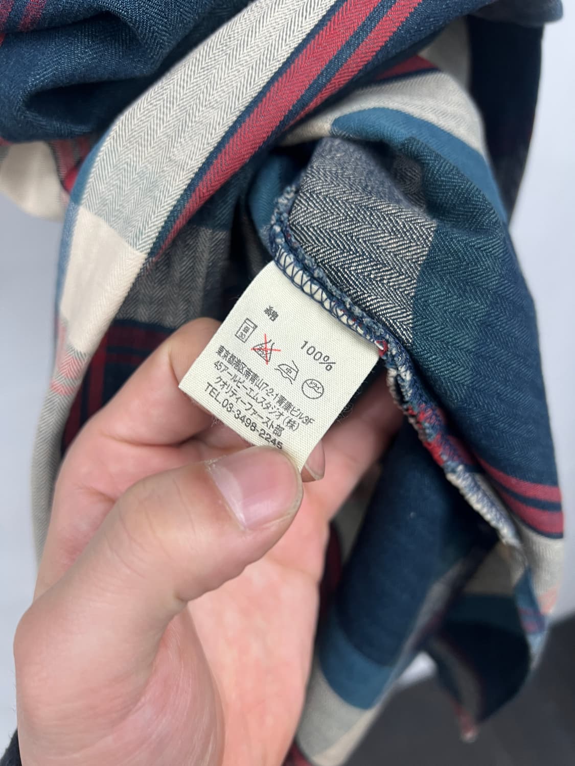 45rpm 헤링본 코튼 플란넬 원피스 상품이미지6