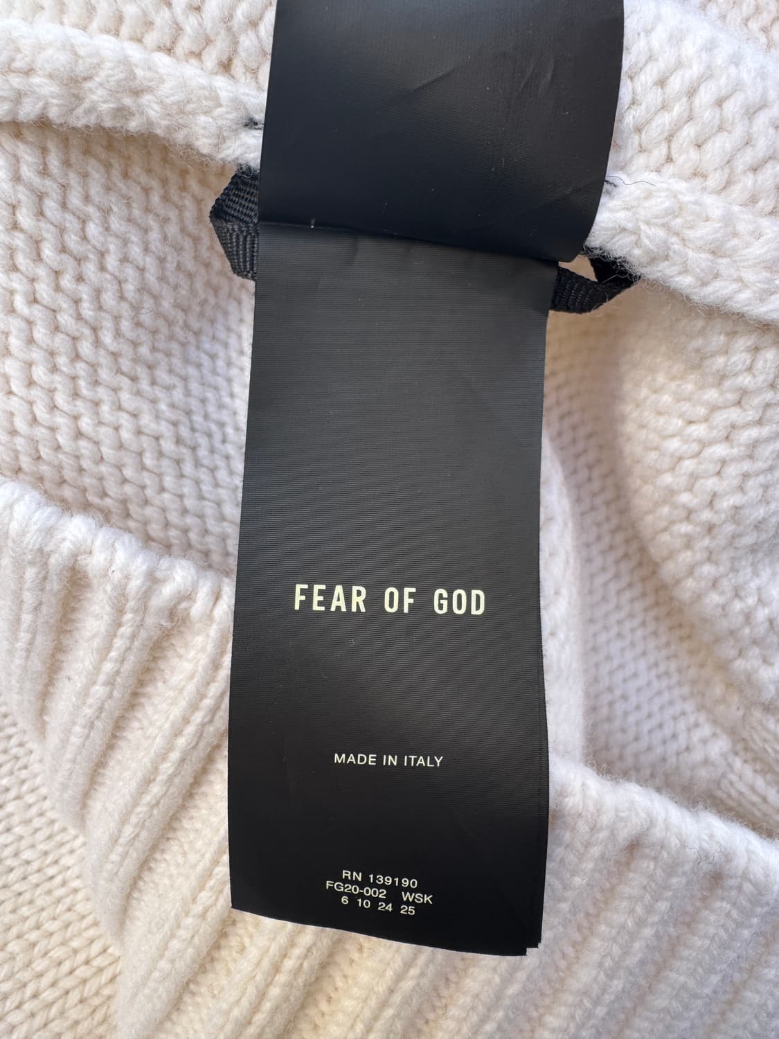 피어오브갓 7th 울 니트 후드 크림 FEAR OF GOD SEVENTH 상품이미지10