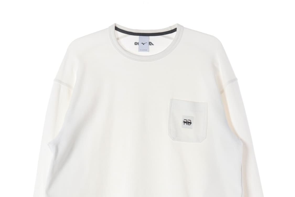 미즈노 RB 로고 포켓 긴팔 티셔츠 화이트 XL 상품이미지3
