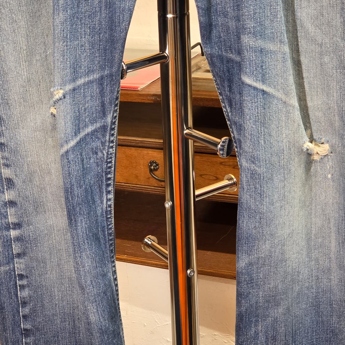 리바이스 523 디스 데미지 데님 팬츠 상품이미지8