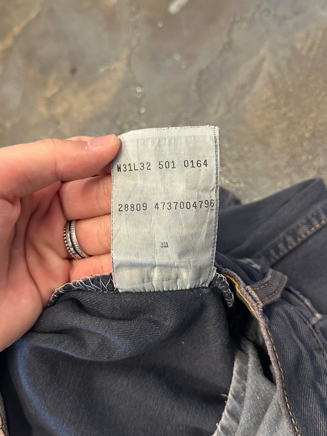 리바이스 501 W31 L32 상품이미지5