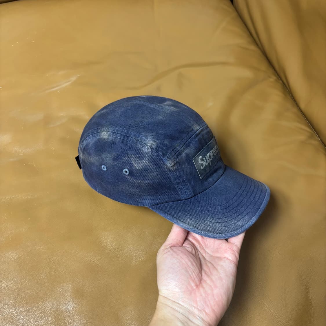 Supreme 슈프림 오버다이드 네이비 캠프캡 모자 (Overdyed) 상품이미지3