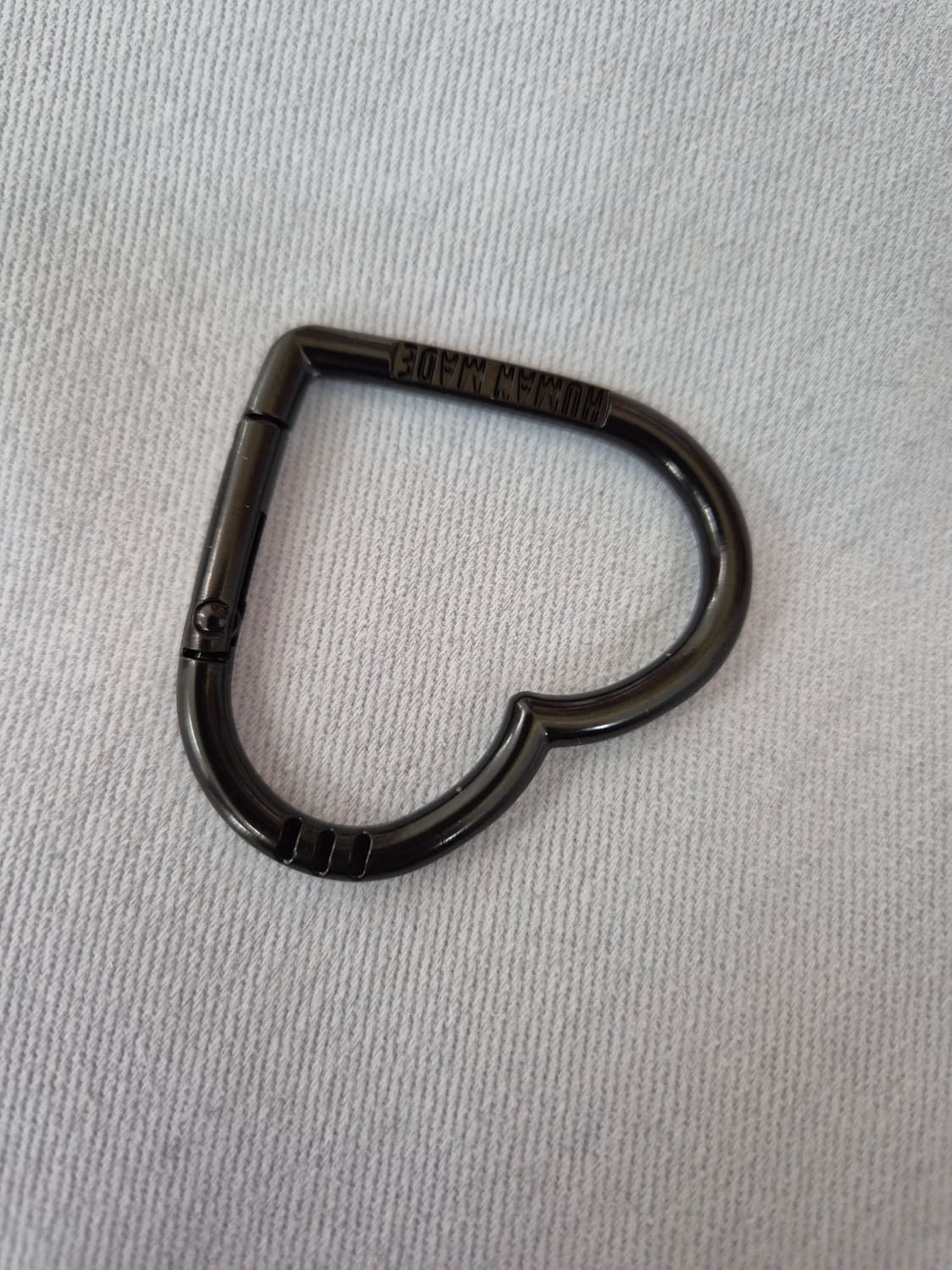 휴먼메이드 하트 키체인 블랙 상품이미지2