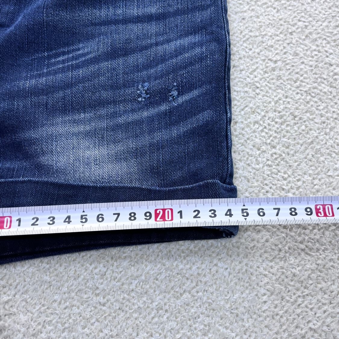 W27 리바이스 여성 데님 핫 팬츠 0406E 상품이미지8