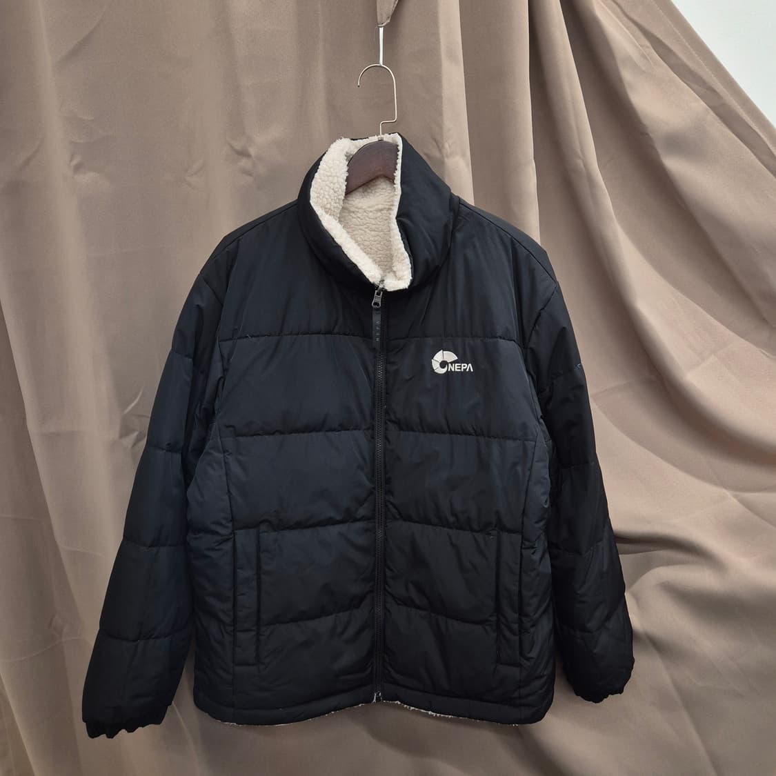 네파 리버서블 플리스 구스 다운 자켓 XL 상품이미지1