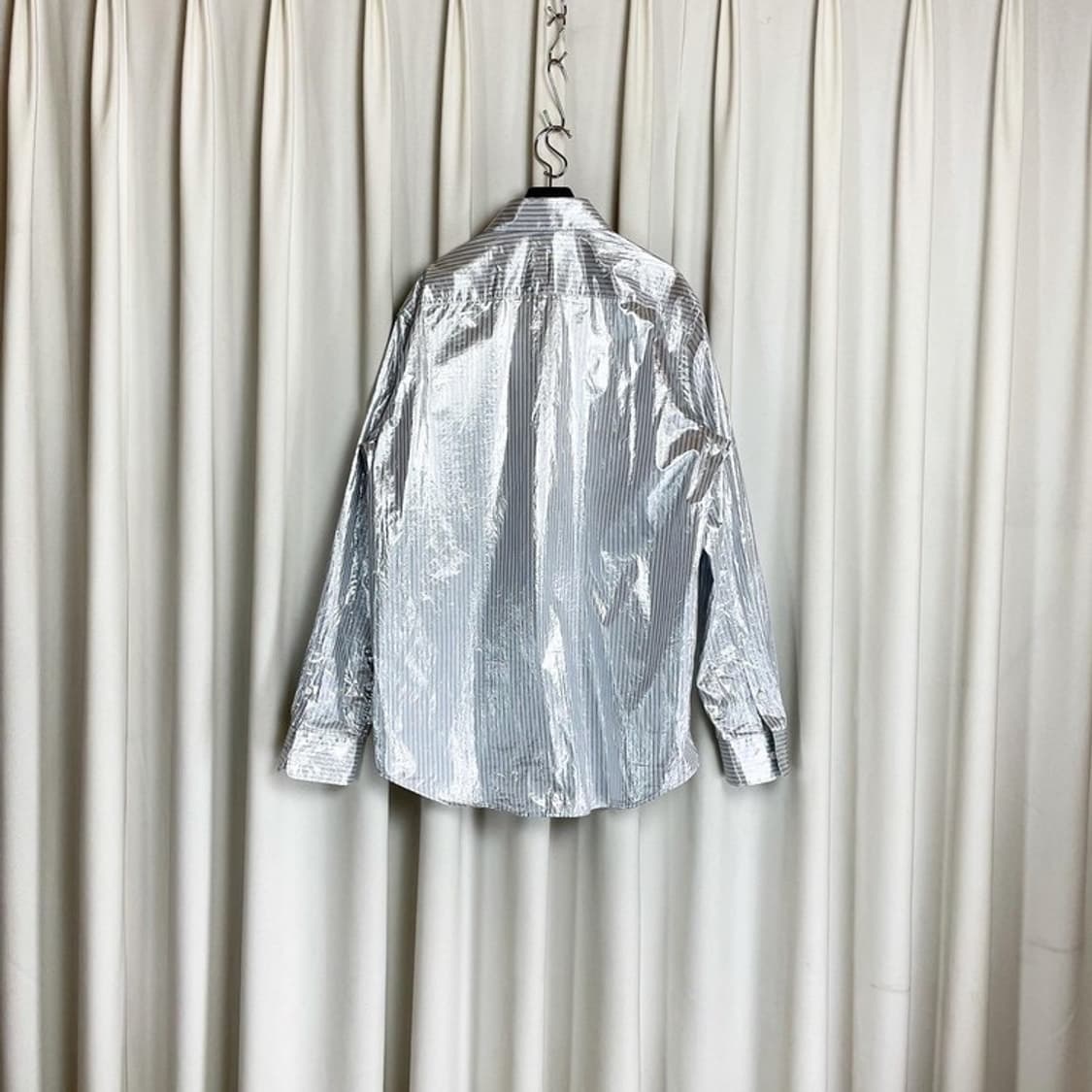 [XL] Sunflower 클래식 셔츠 메탈릭 스트라이프 상품이미지4