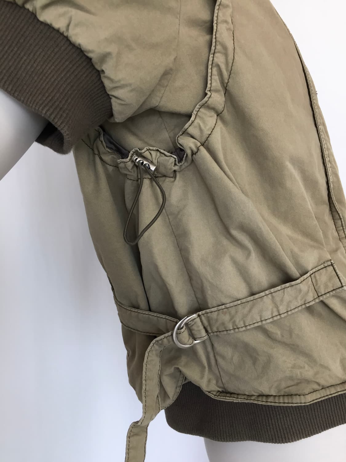 Khaki layered padded Jumper 상품이미지7