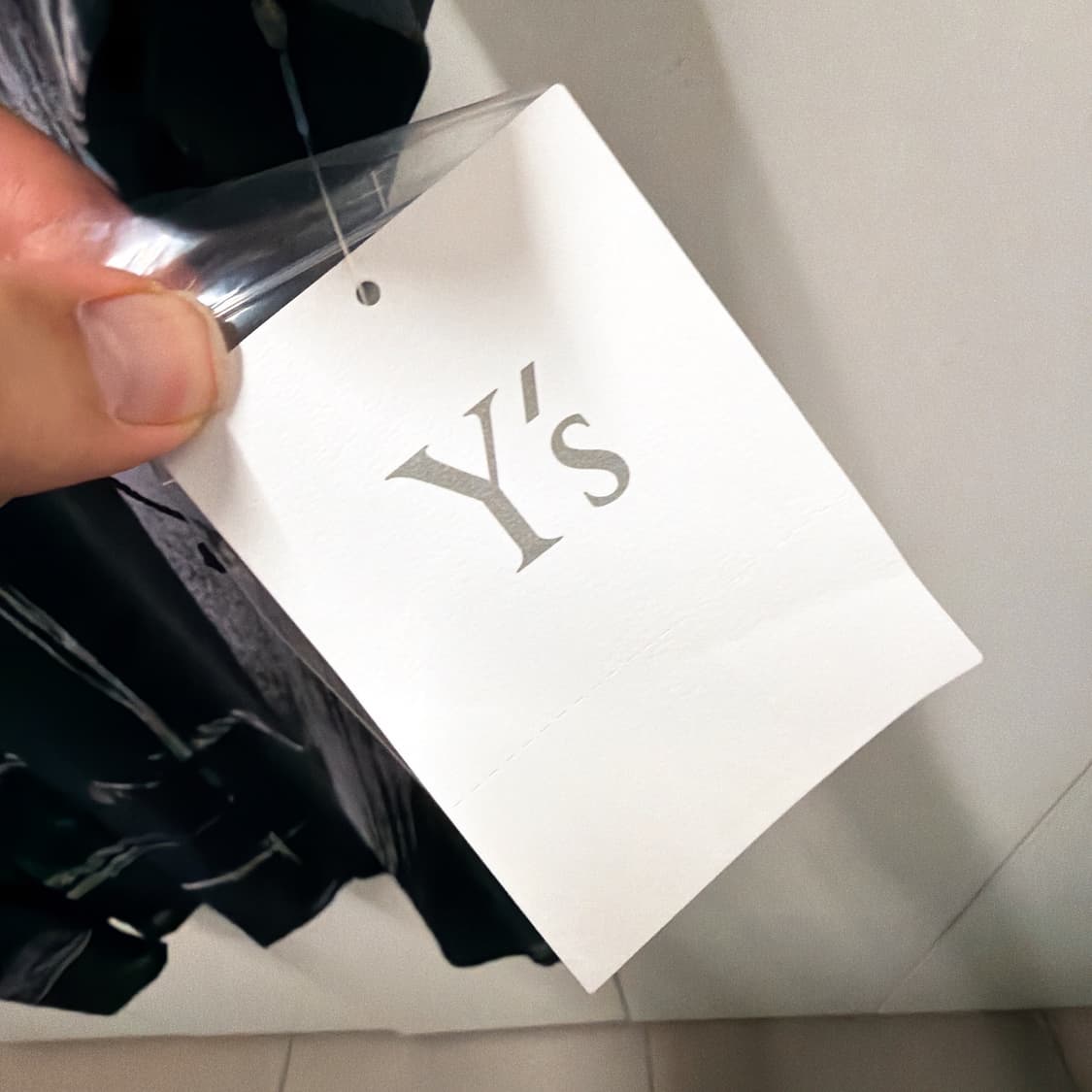 (정품/새상품) Y's 요지 야마모토 여성 블랙 셔츠 드레스 상품이미지4