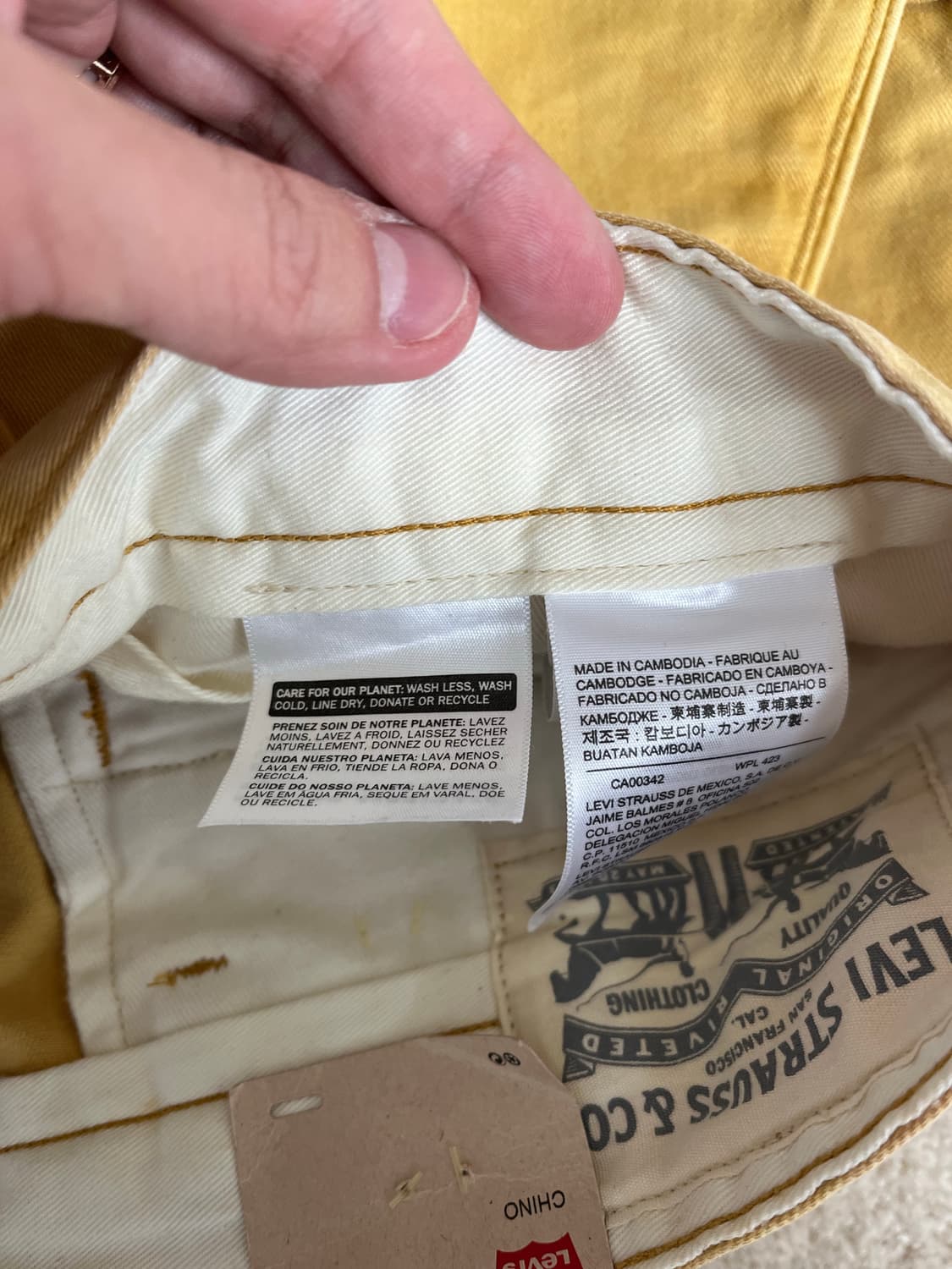 리바이스 실버탭 워시드 치노 팬츠 (32-34) 상품이미지7