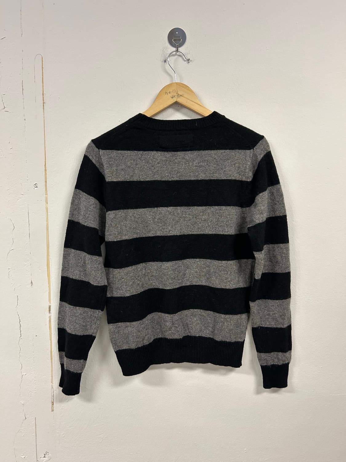 M) 빔즈하트 울 스트라이프 니트 T301 상품이미지3